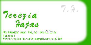 terezia hajas business card